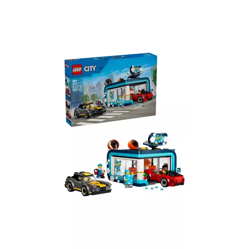 LEGO City 60497 Túnel de lavado de coches drive-through (583 piezas)