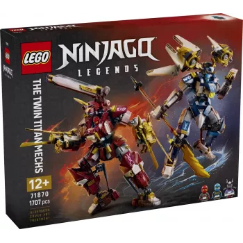 LEGO NINJAGO 71870 Los mechs titán gemelos (1707 piezas)