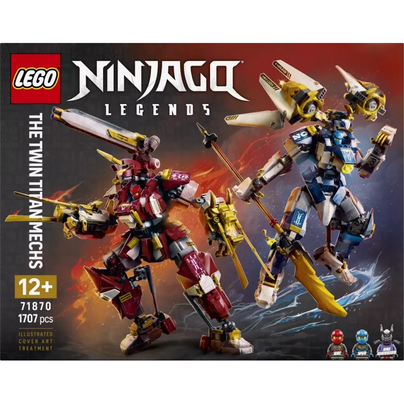 LEGO NINJAGO 71870 Los mechs titán gemelos (1707 piezas)
