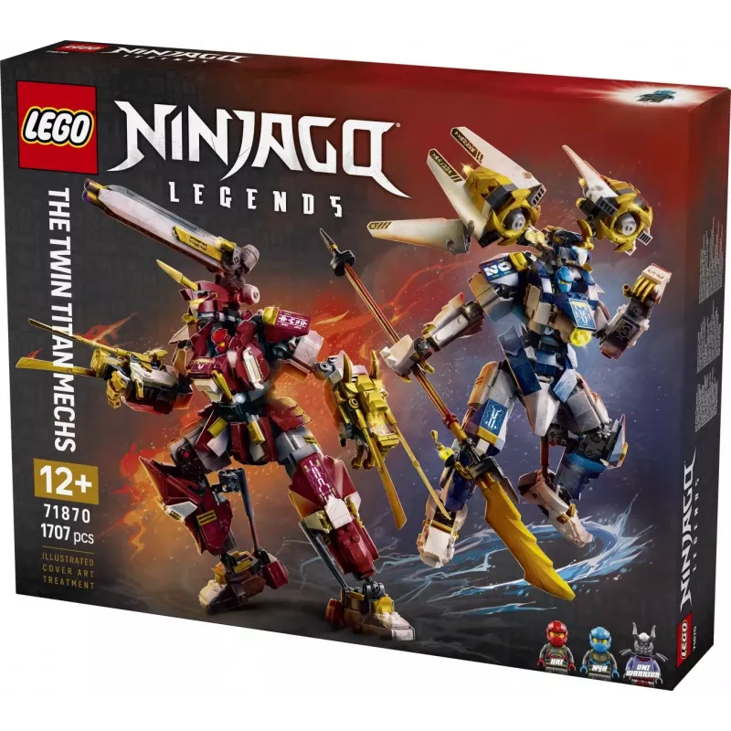 LEGO NINJAGO 71870 Los mechs titán gemelos (1707 piezas)