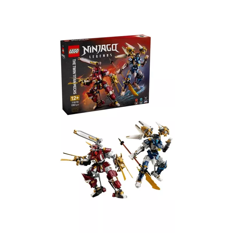 LEGO NINJAGO 71870 Los mechs titán gemelos (1707 piezas)