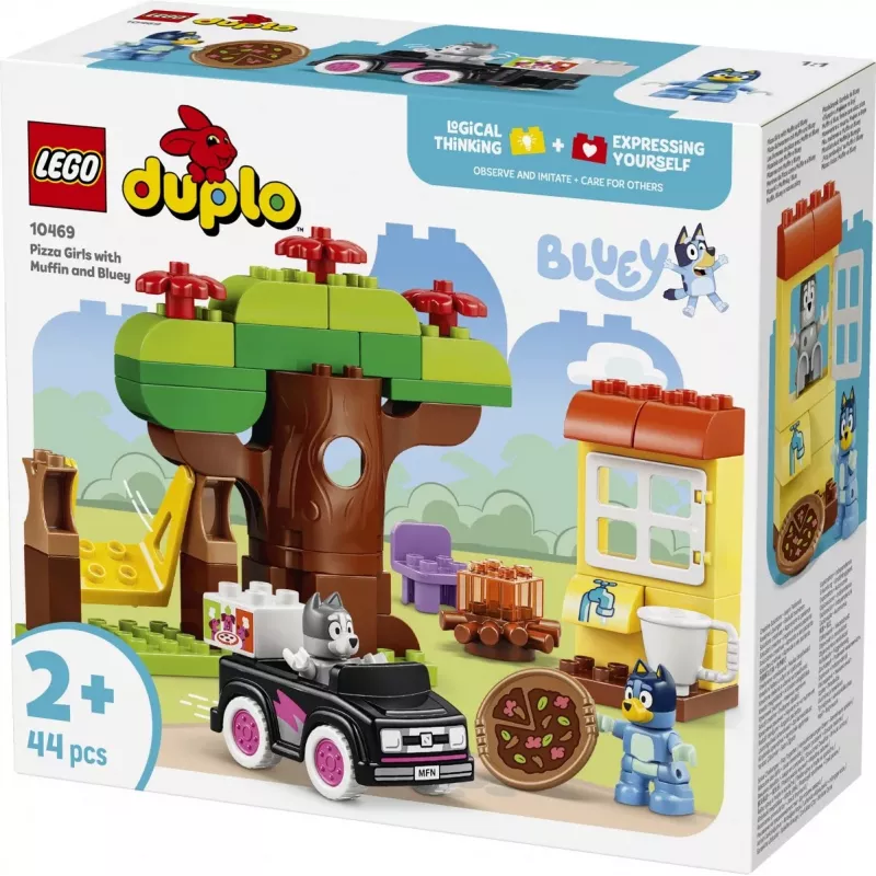 LEGO DUPLO Bluey 10469 Muffins y la pizzería de Bluey (44 piezas)