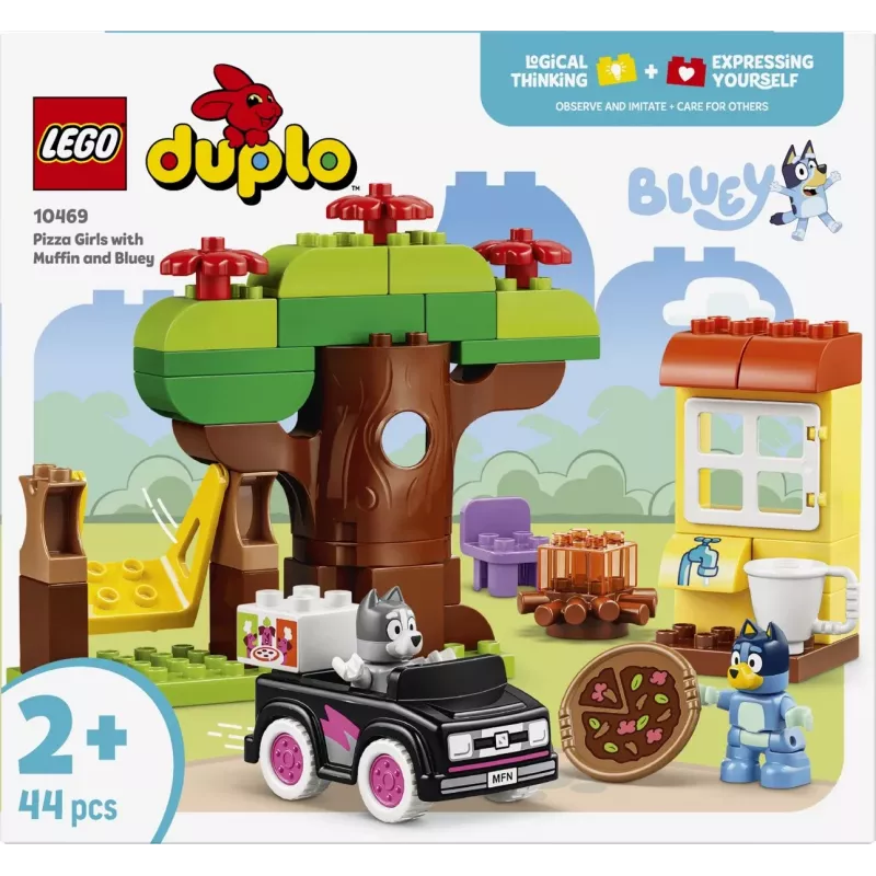 LEGO DUPLO Bluey 10469 Muffins y la pizzería de Bluey (44 piezas)