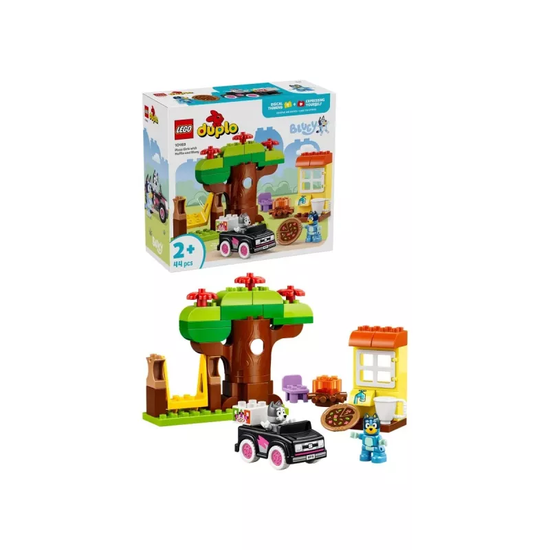 LEGO DUPLO Bluey 10469 Muffins y la pizzería de Bluey (44 piezas)