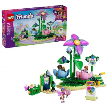 LEGO Friends 42702 Vuelta en tazas de té giratorias de flores y hadas (321 piezas)