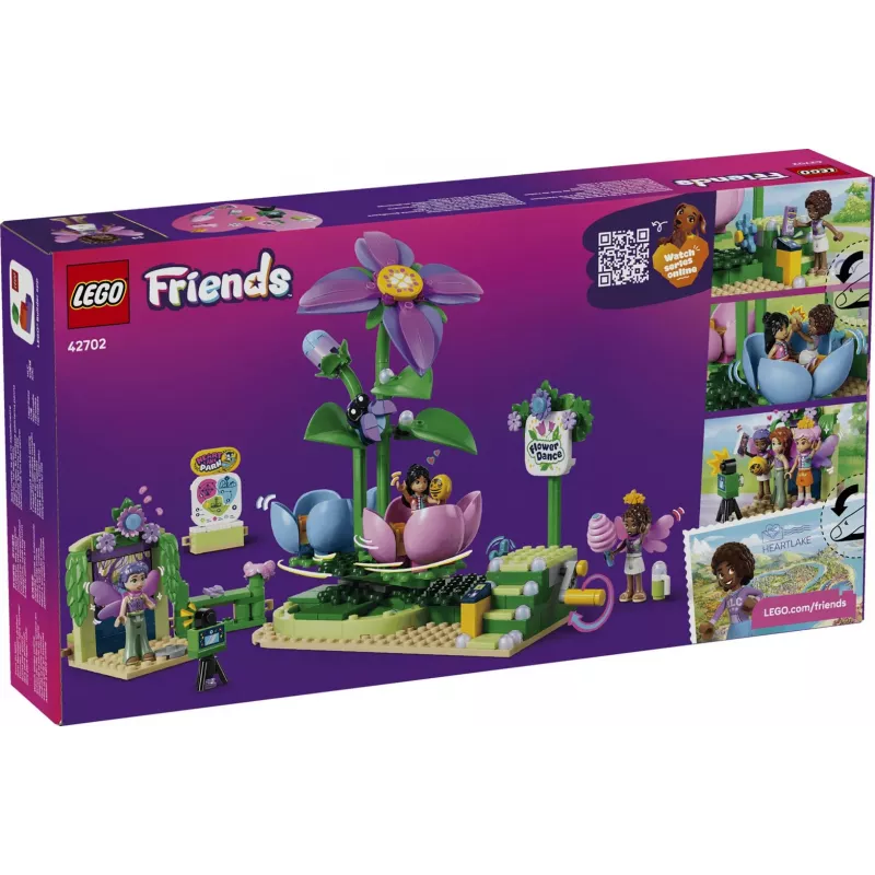 LEGO Friends 42702 Vuelta en tazas de té giratorias de flores y hadas (321 piezas)