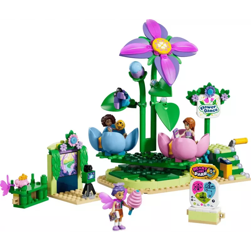 LEGO Friends 42702 Vuelta en tazas de té giratorias de flores y hadas (321 piezas)