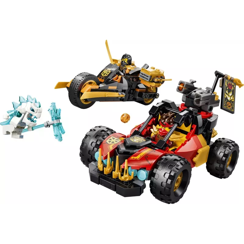 LEGO NINJAGO 71864 Vehículos combinados de Kai y Cole (394 piezas)