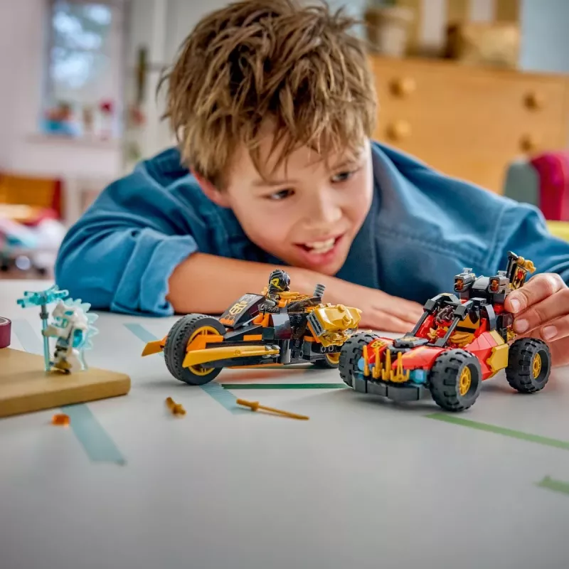 LEGO NINJAGO 71864 Vehículos combinados de Kai y Cole (394 piezas)