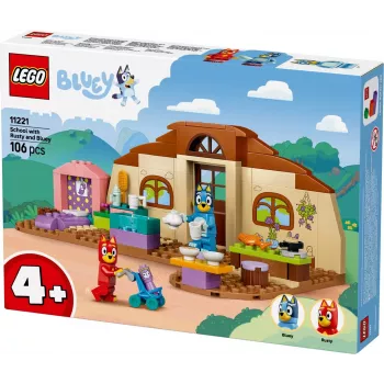 LEGO Bluey 11221 Escuela con Rusty y Bluey (106 piezas)