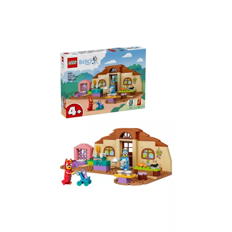 LEGO Bluey 11221 Escuela con Rusty y Bluey (106 piezas)