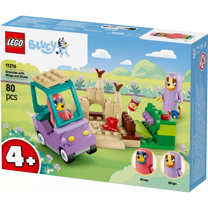 LEGO Bluey 11216 Abuelas con Bingo y Bluey (80 piezas)