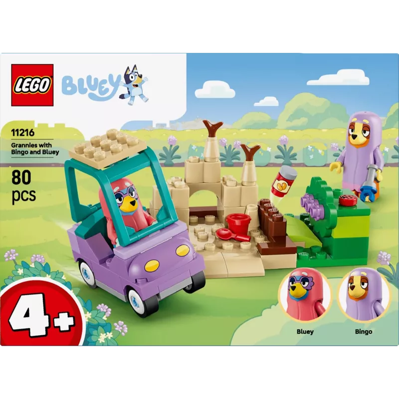 LEGO Bluey 11216 Abuelas con Bingo y Bluey (80 piezas)