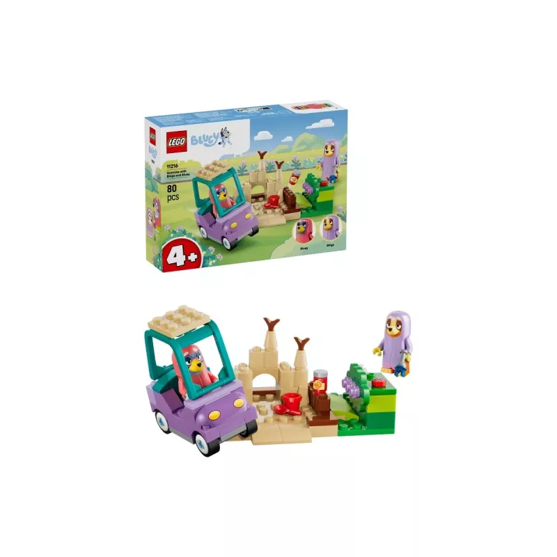 LEGO Bluey 11216 Abuelas con Bingo y Bluey (80 piezas)