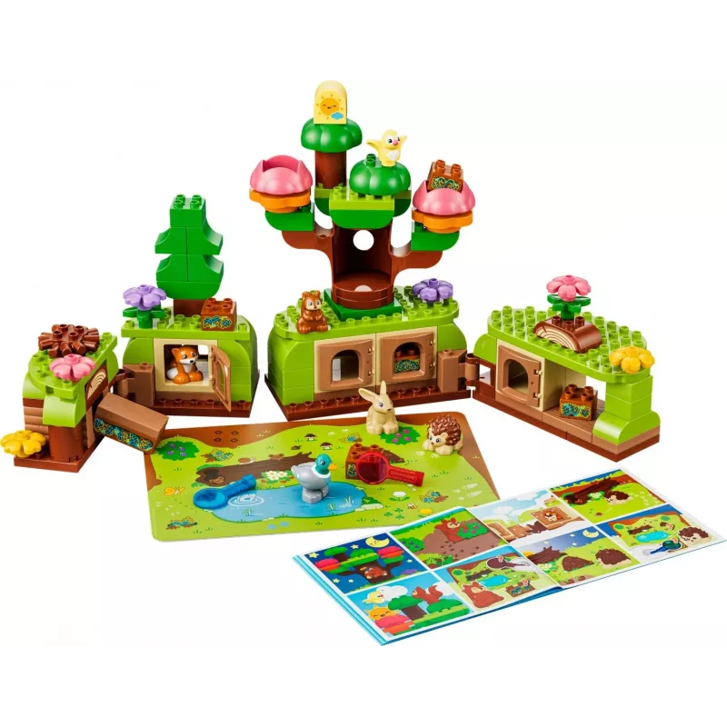 LEGO DUPLO 10480 Bosque de exploración con animales salvajes (131 piezas)
