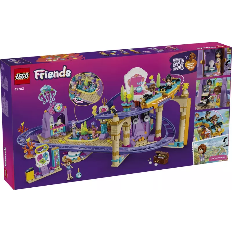 LEGO Friends 42703 Montaña rusa de sirenas (864 piezas)