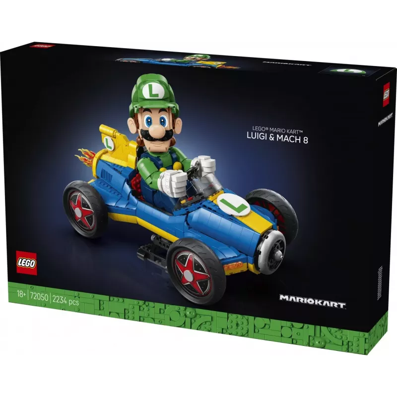 LEGO Super Mario 72050 Mario Kart - Luigi y Mach 8 (2234 piezas)
