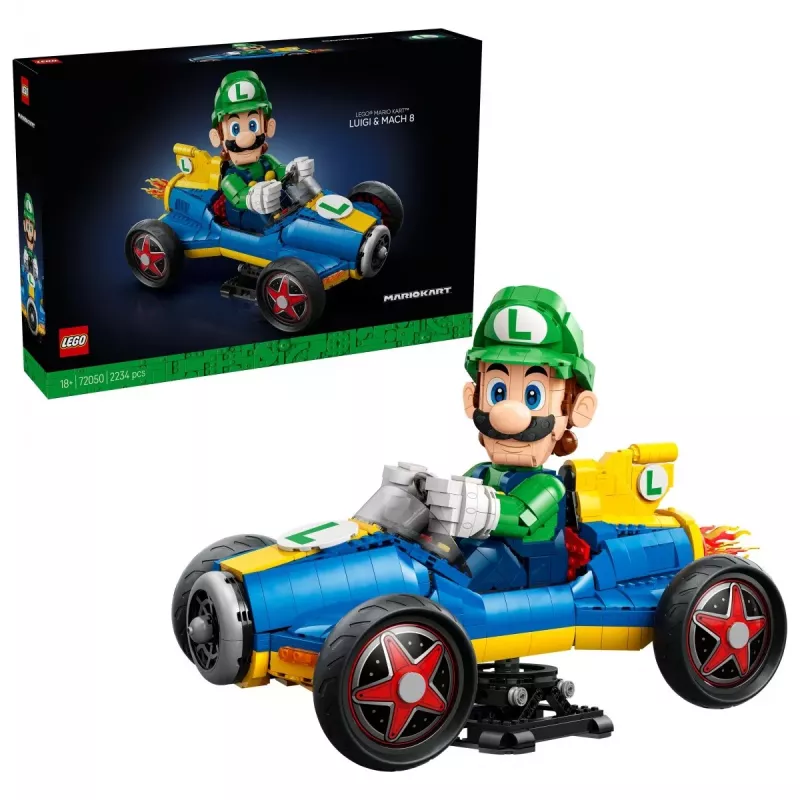 LEGO Super Mario 72050 Mario Kart - Luigi y Mach 8 (2234 piezas)