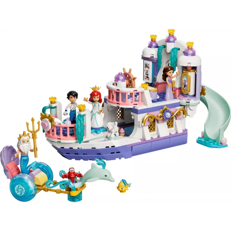 LEGO Disney 43299 Barco de boda real de Ariel (519 piezas)