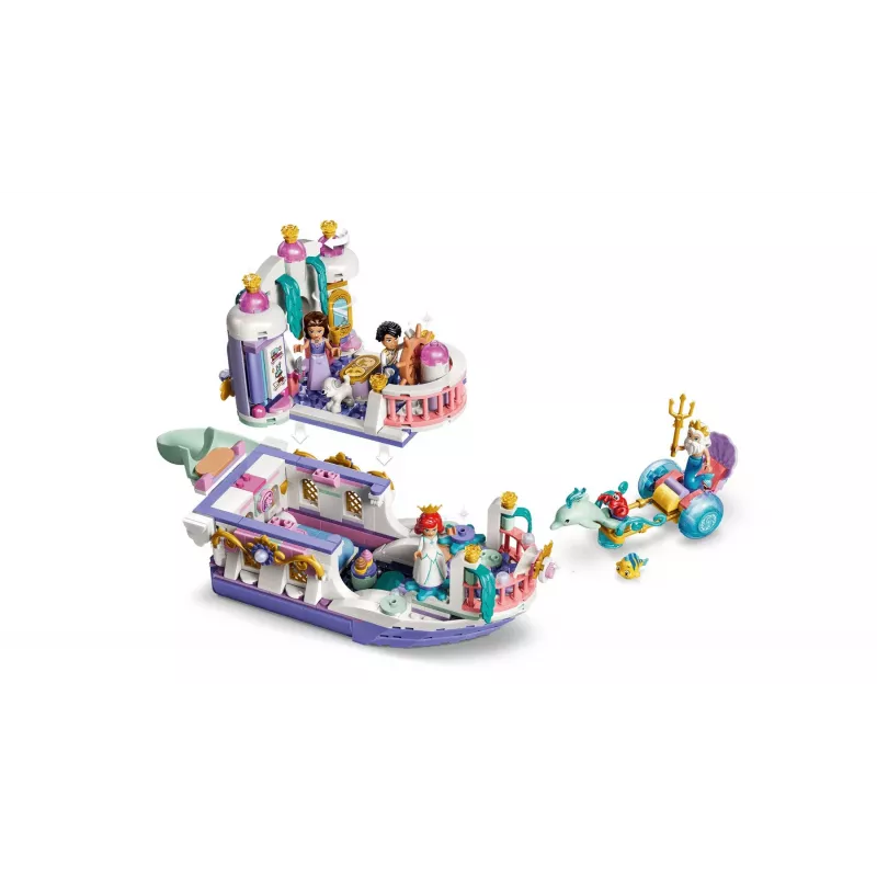 LEGO Disney 43299 Barco de boda real de Ariel (519 piezas)