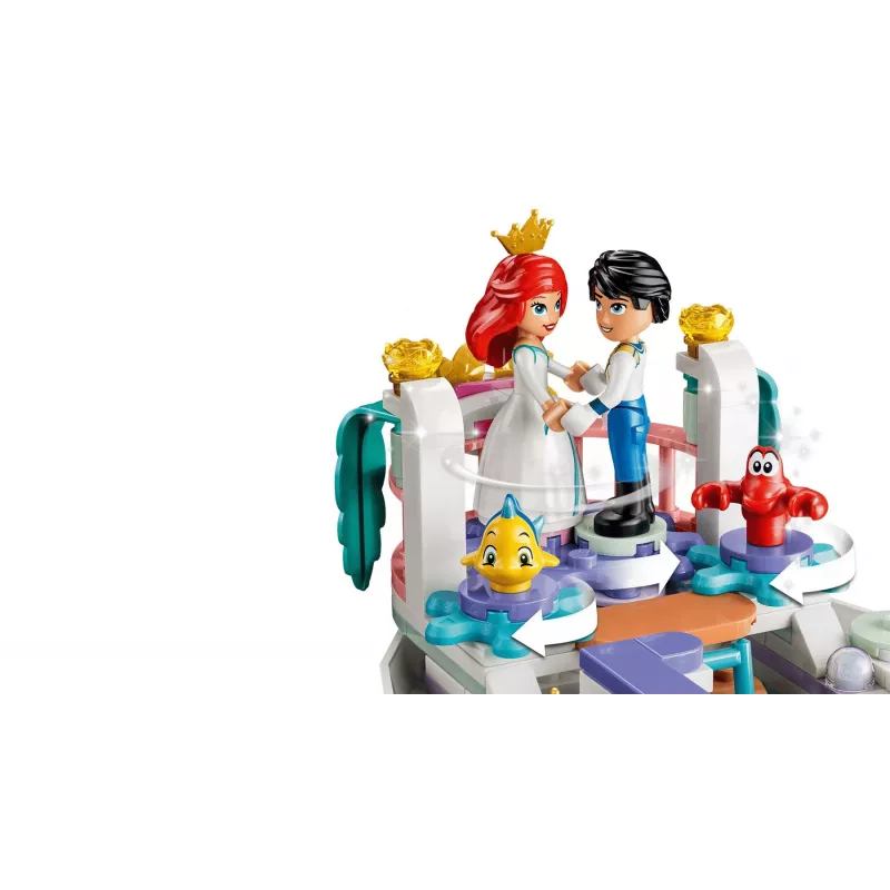 LEGO Disney 43299 Barco de boda real de Ariel (519 piezas)