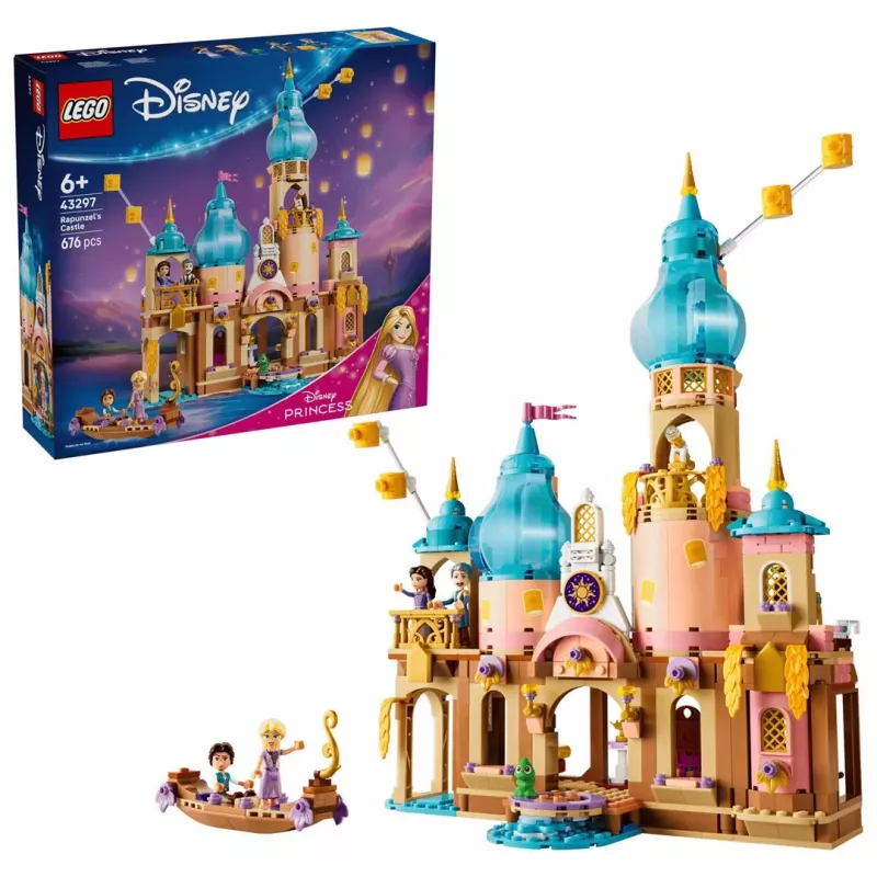 LEGO Disney 43297 Castillo de Rapunzel (676 piezas)