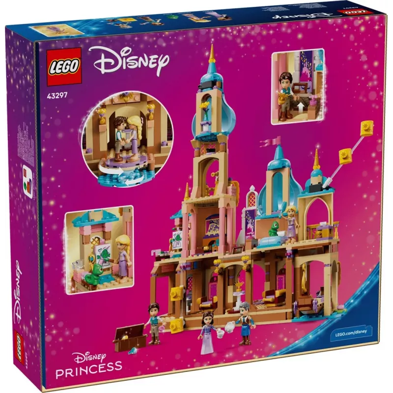 LEGO Disney 43297 Castillo de Rapunzel (676 piezas)