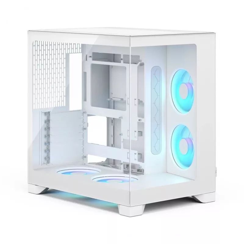Fractal Design Pop 2 Vision White RGB ATX Mid-Tower Caja (Tempered Glass)