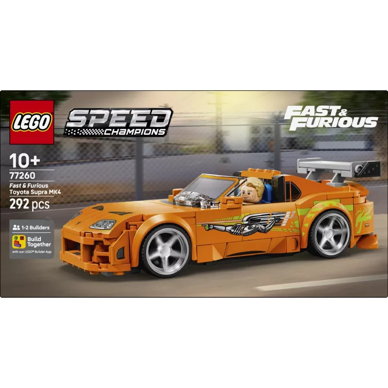 LEGO Speed Champions 77260 The Fast and The Furious Toyota Supra MK4 (292 piezas)