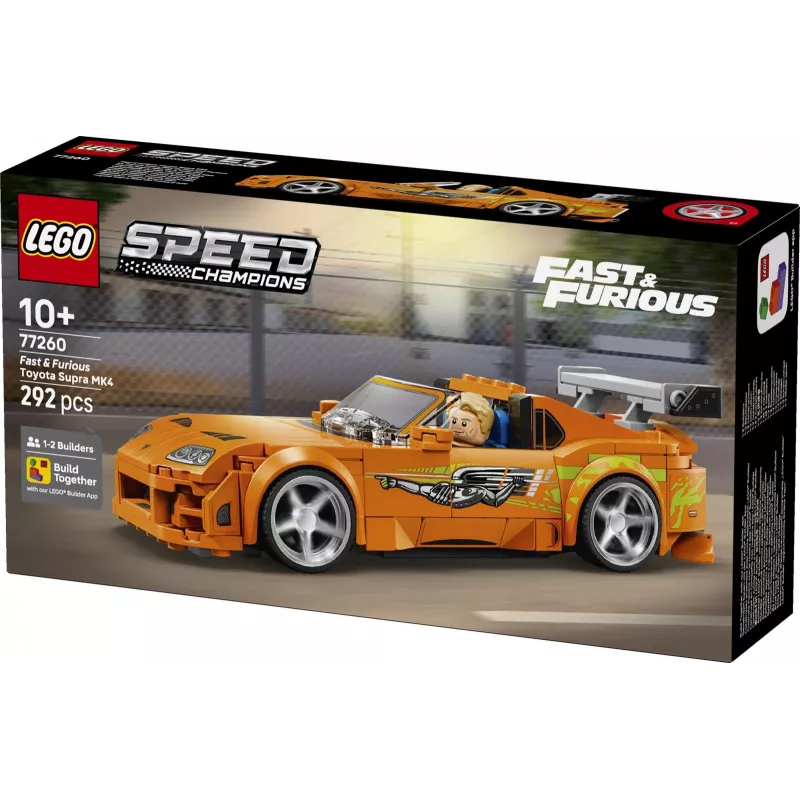 LEGO Speed Champions 77260 The Fast and The Furious Toyota Supra MK4 (292 piezas)