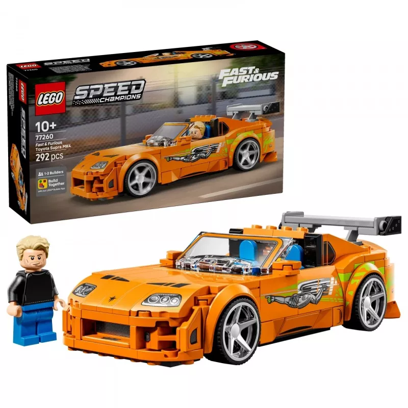 LEGO Speed Champions 77260 The Fast and The Furious Toyota Supra MK4 (292 piezas)