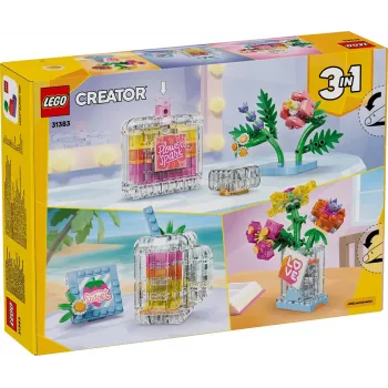 LEGO Creator 3 en 1 31383 Frasco de perfume Floral Decor (286 piezas)