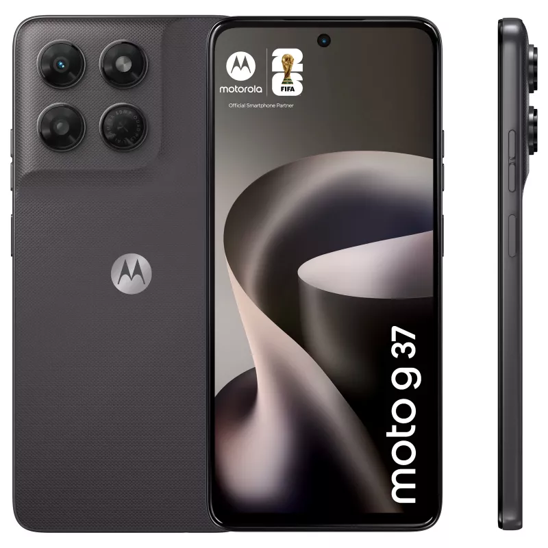 Motorola Moto G37 Smartphone - 6,67 inch HD+ 120Hz LCD - MediaTek Dimensity 6300 - 4 GB RAM - 128 GB almacenamiento - Cámara 50 MP - 5200 mAh - 5G - Android 16 - IP64 - Pantone Impenetrable