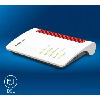 AVM FRITZ!Box 7630 Router DSL Wi-Fi 7, doble banda, hasta 3.600 Mbit/s, 2,5 GbE WAN, DECT