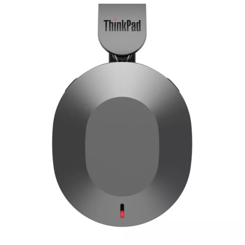 Lenovo ThinkPad Auriculares plegables inalámbricos de doble modo con ANC 8550 (Aura Edition) - USB-A, Microsoft Teams, Sound by Bose, Bluetooth 5.3, Black & Silver