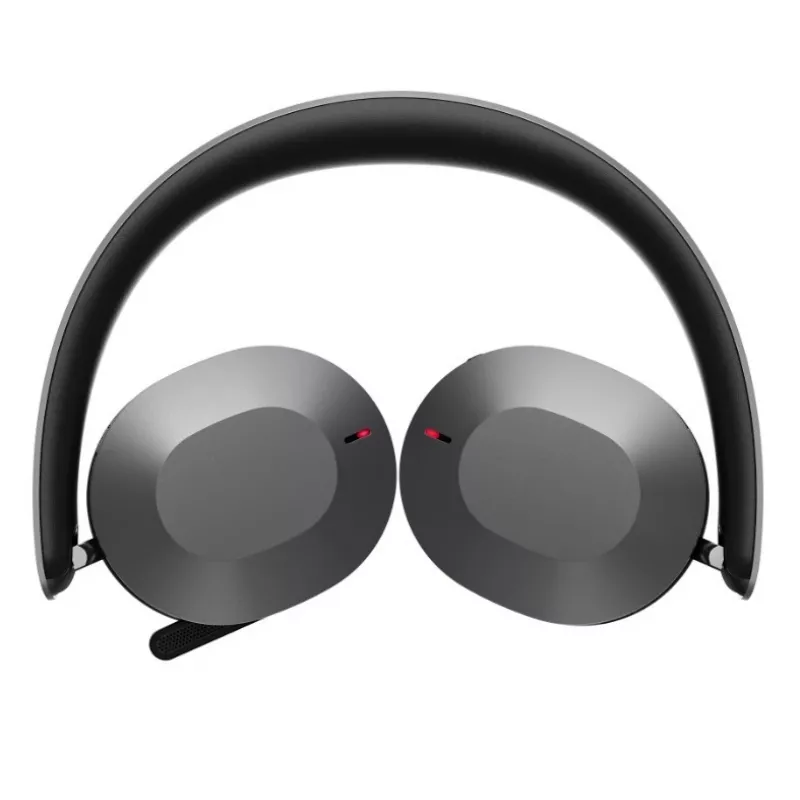 Lenovo ThinkPad Auriculares plegables inalámbricos de doble modo con ANC 8550 (Aura Edition) - USB-A, Microsoft Teams, Sound by Bose, Bluetooth 5.3, Black & Silver