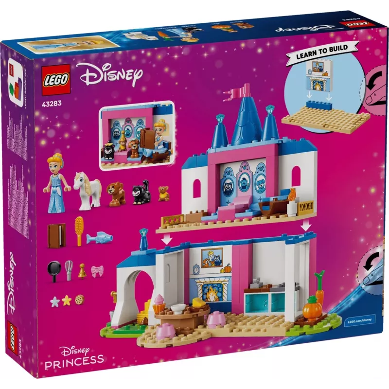 LEGO Disney 43283 Castillo de los amigos animales de Cenicienta (149 piezas)