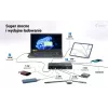 i-tec TB5 Triple Display Docking Station, 2x Thunderbolt 5, DP 2.1, 6x USB, ranura M.2 NVMe, LAN 2,5G, SD/microSD, Audio, PD 140W