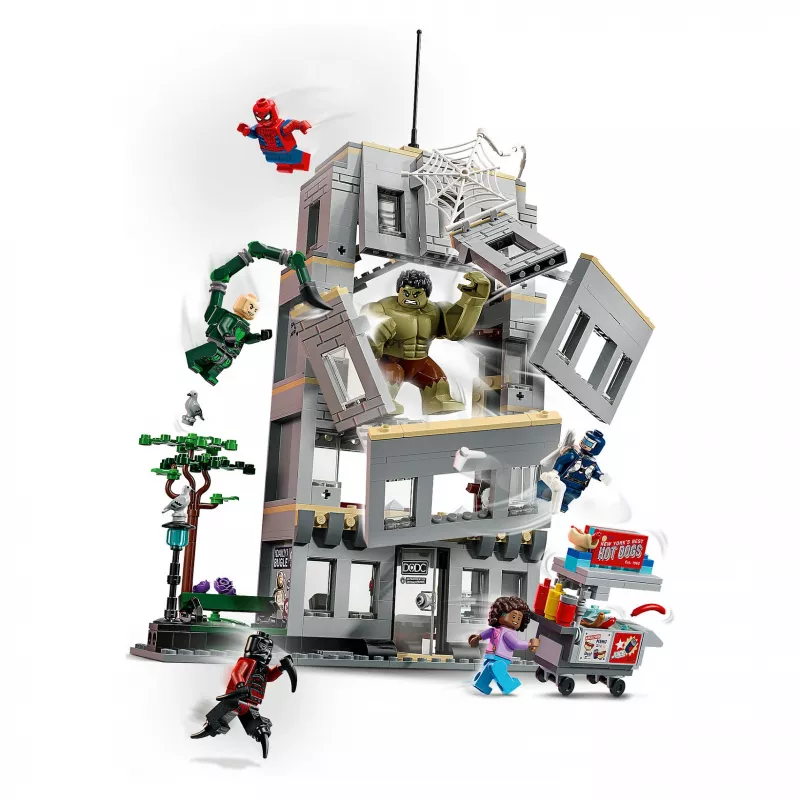 LEGO Marvel 76350 Spider-Man vs. Hulk Epic Clash (534 piezas)