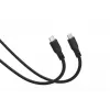 DIGITUS USB4 Version 2.0 Cable de silicona USB-C a USB-C 80Gbps 240W 16K 0,5m Negro AK-300350-005-S
