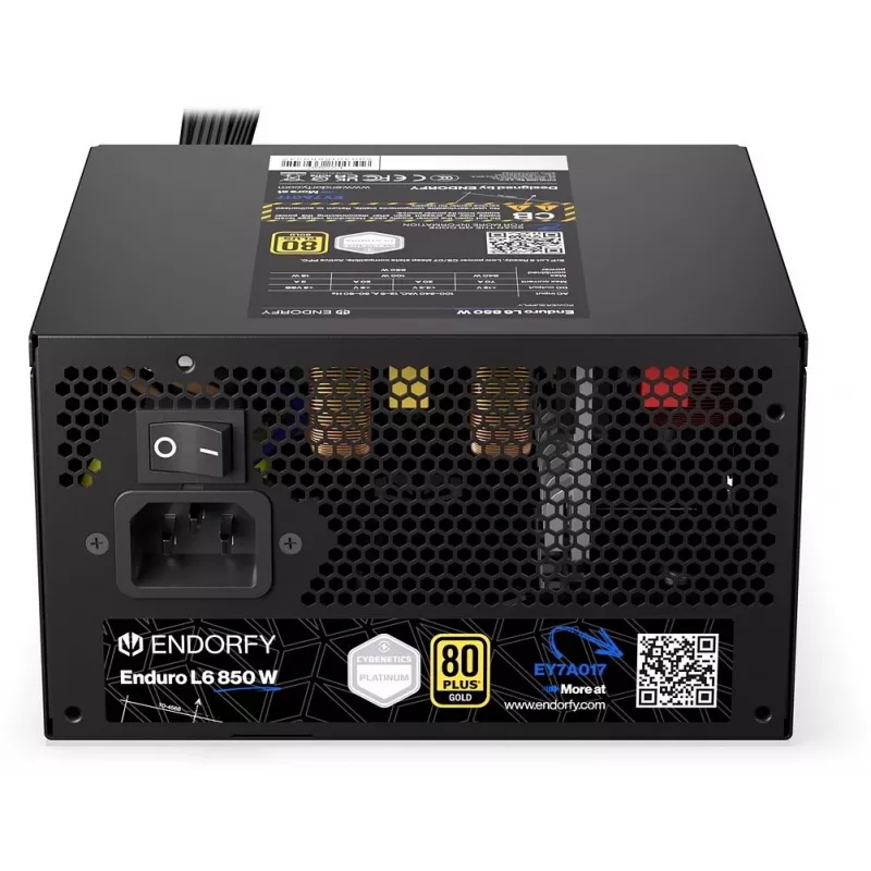 ENDORFY Enduro L6 850 W Fuente de alimentación 20+4 pin ATX 3.1 80 PLUS Gold Negro