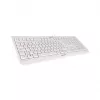CHERRY KC 1000 Teclado USB con cable - Distribución QWERTY española, Gris claro