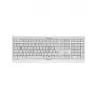 CHERRY KC 1000 Teclado USB con cable - Distribución QWERTY española, Gris claro