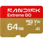 SanDisk Extreme microSDXC UHS-I 64GB Tarjeta de memoria con adaptador SD (170 MB/s, A2, V30, U3, Class 10)