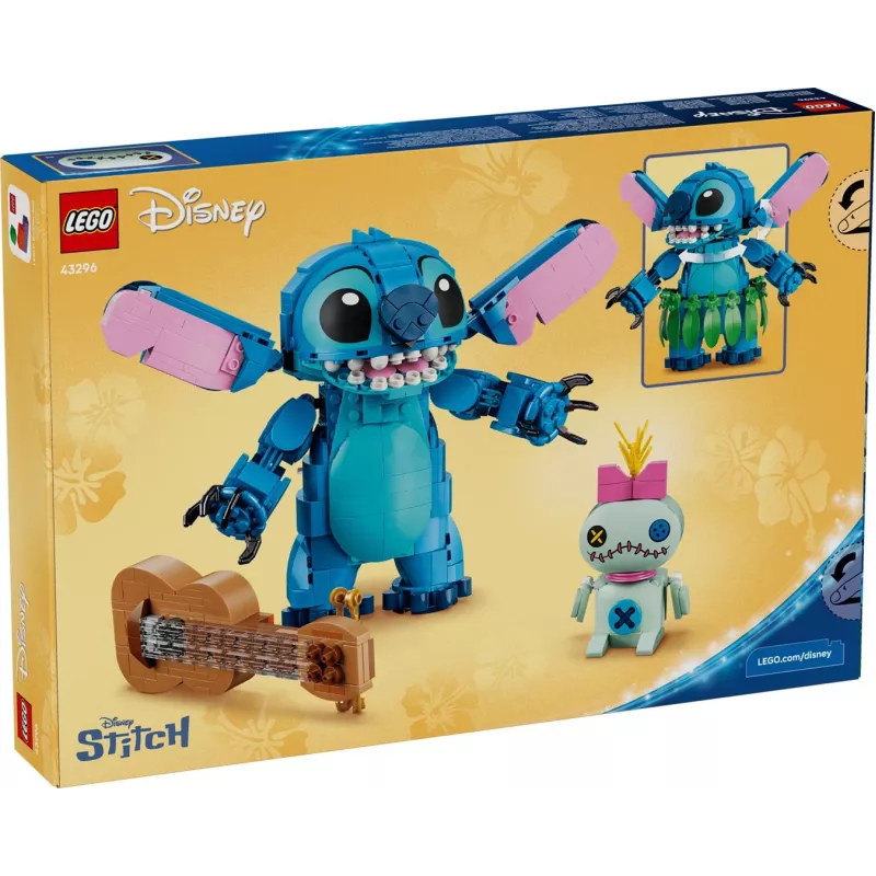 LEGO Disney 43296 Stitch & Scrump Set de construcción (713 piezas)