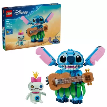 LEGO Disney 43296 Stitch & Scrump Set de construcción (713 piezas)