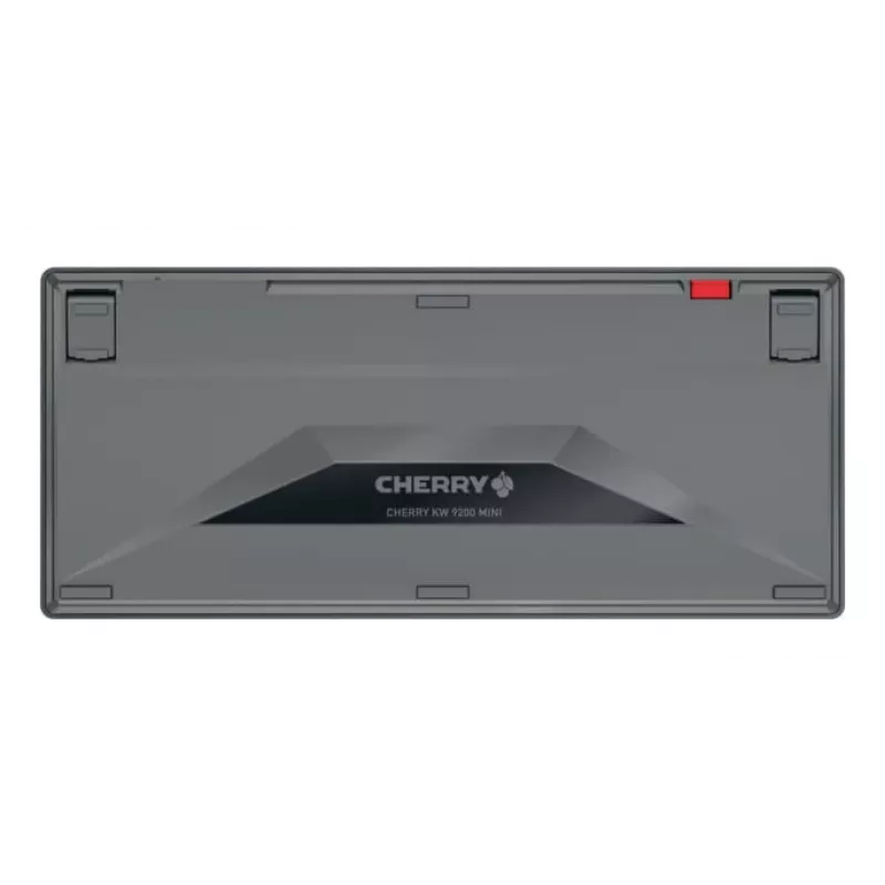 CHERRY KW 9200 MINI Wireless Teclado compacto, recargable, 2.4 GHz + Bluetooth + USB-C, Black (Belgian AZERTY) JK-9250BE-2