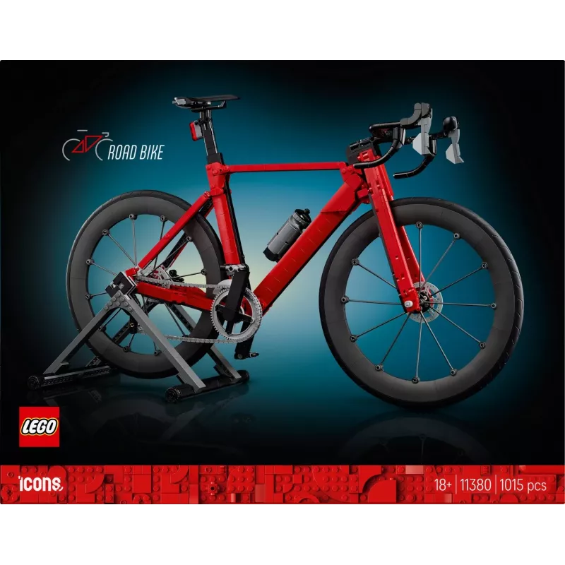 LEGO Icons 11380 Bicicleta de carretera Set de construcción, 1015 piezas, a partir de 18 años