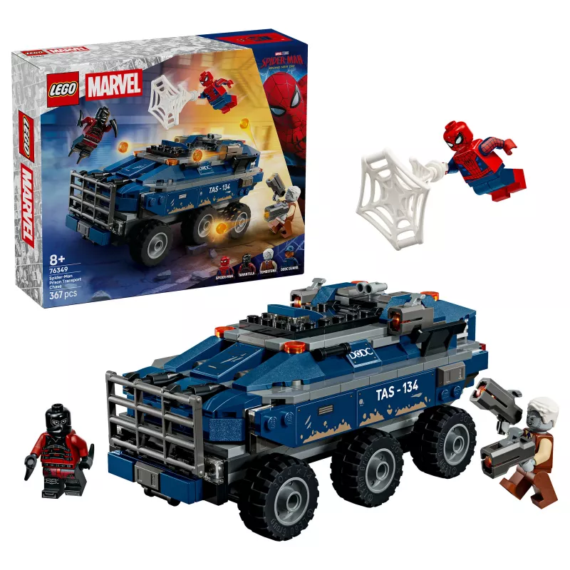 LEGO Marvel 76349 Spider-Man Prison Transport Chase (367 piezas)