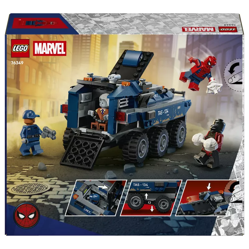 LEGO Marvel 76349 Spider-Man Prison Transport Chase (367 piezas)